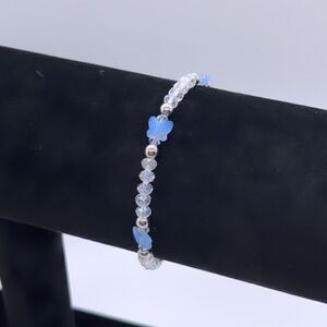 NWT Wool + Pepper Co. Swarovski Butterfly Bracelet